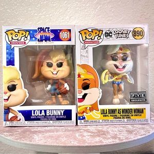 Funko Pop! Space Jam Lola Bunny & Funko POP! Lola Bunny as Wonder Woman